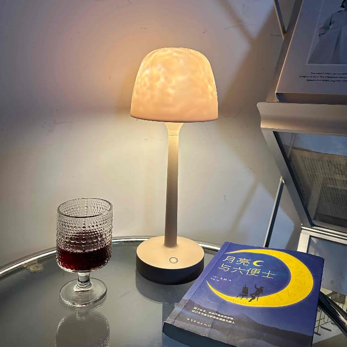 Luminária Led Rgb  Lâmpada de mesa Touch Night Light Mudança de Cor para cabeceira com USB