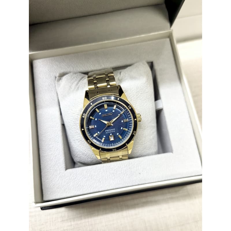 Relógio masculino de quartzo de três ponteiros SEIKO Relógio Fashion PRESAGE Relógio de pulso de marca superior