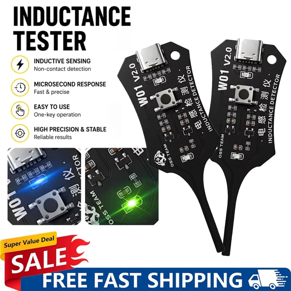 Recentemente Atualizado V2.0-W01 Placa-Mãe Bobina Testador Indutor Detector Ferramenta Para Telefone Reparação Indução E