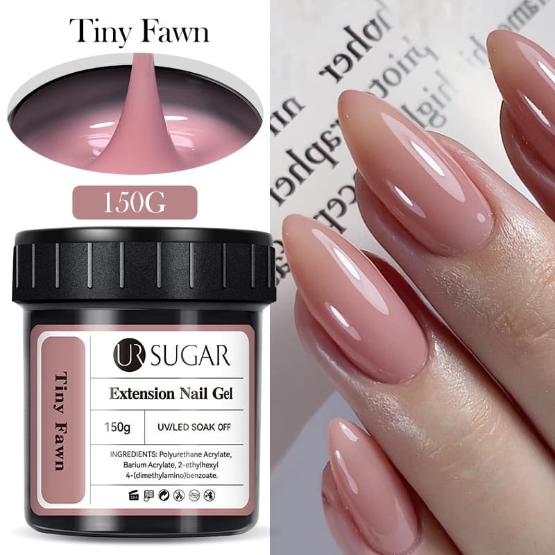 UR SUGAR 150g Gel De Extensão De Unhas Branco Lácteo Nude Pink Construção Rápida Géis UV Duros Auto-Nivelamento