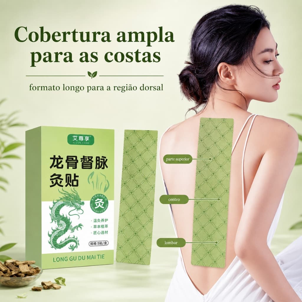 Remendo Espinhal De Autoaquecimento , Adesivo De Fisioterapia Infravermelho Distante , Penetração Profunda Para Aliviar