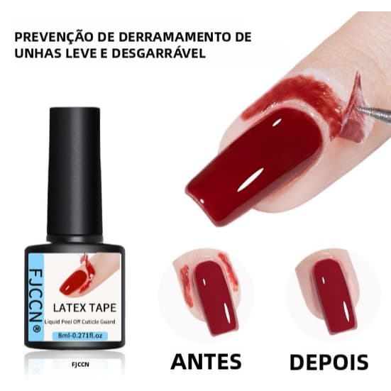 Manicure rasgável à prova de derramamento cola isolamento protetor borda líquida à prova de derramamento ferramenta auxi