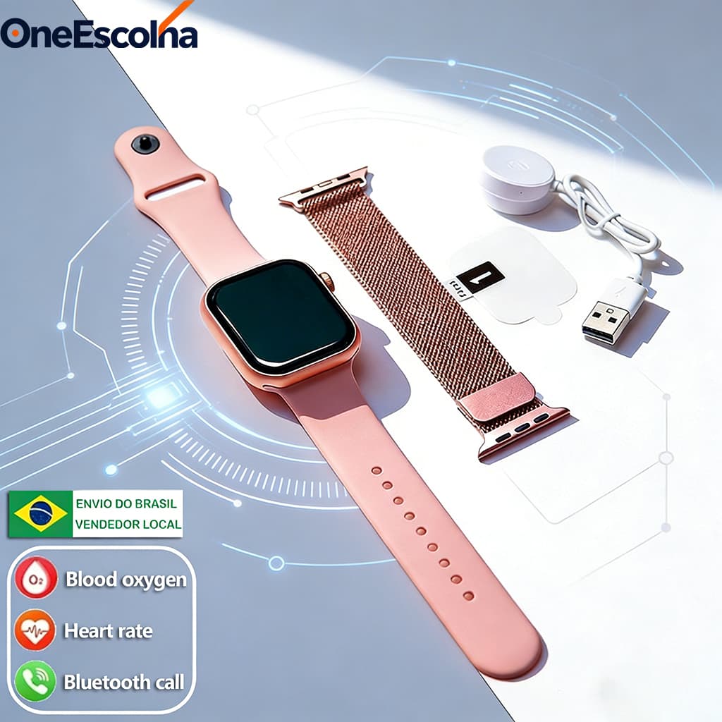 Lançamento Smartwatch S10 Mini com Pressão Chamada Bluetooth Calculadora Impermeável e Compatível Android/iOS
