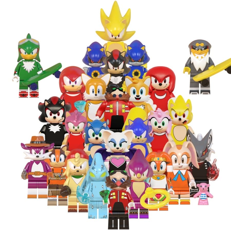 KDL835 WM6086 WM6087 WM6088 Cartoon Action Figure Bloco De Construção Coleção Brinquedos Para Criança