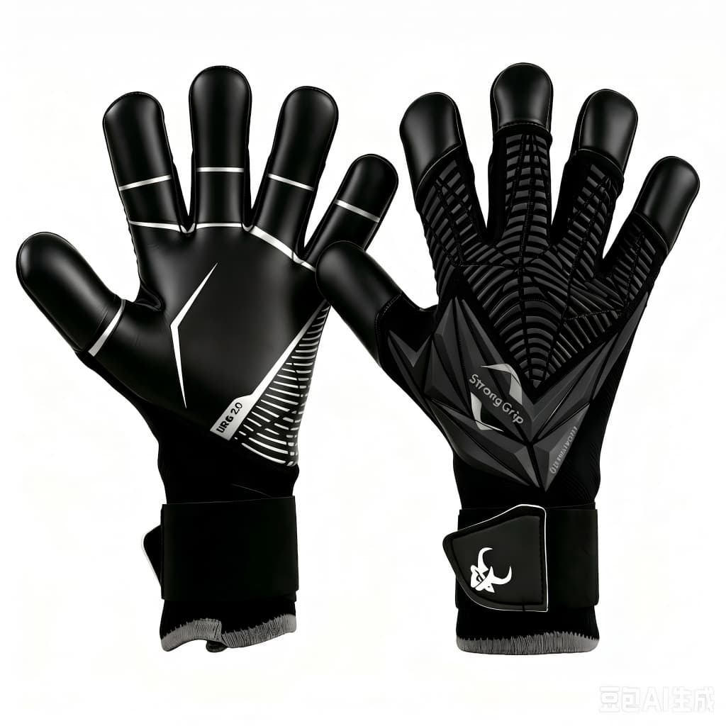 Luvas De Goleiro Respiráveis Com Pulseiras Extralongas E Proteção Para Os Dedos ; Tamanhos 7 A 10 .