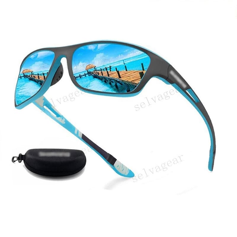 Óculos De Sol Esportivos Polarizados Masculinos, Ciclismo , Pesca , Proteção UV , UV400