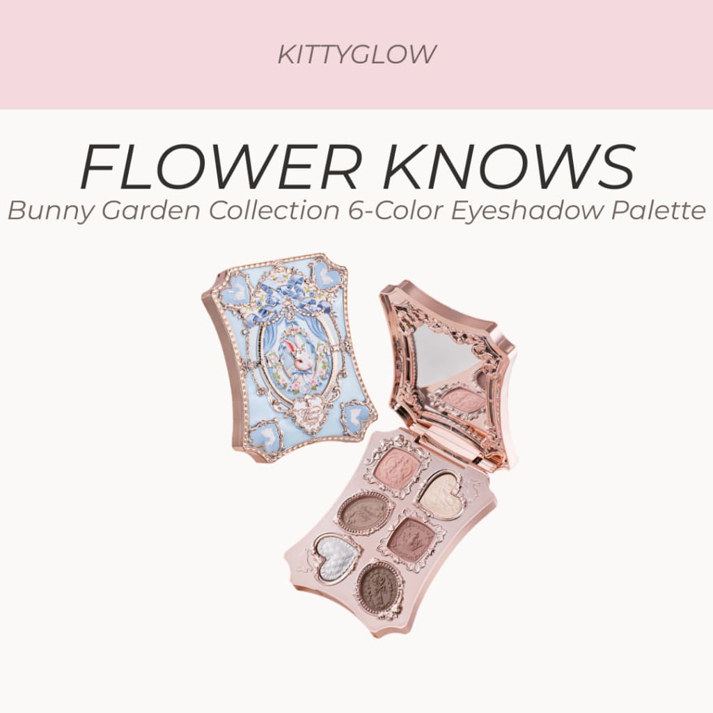 FLOWER KNOWS Bunny Garden Collection Paleta De Sombras De 6 Cores