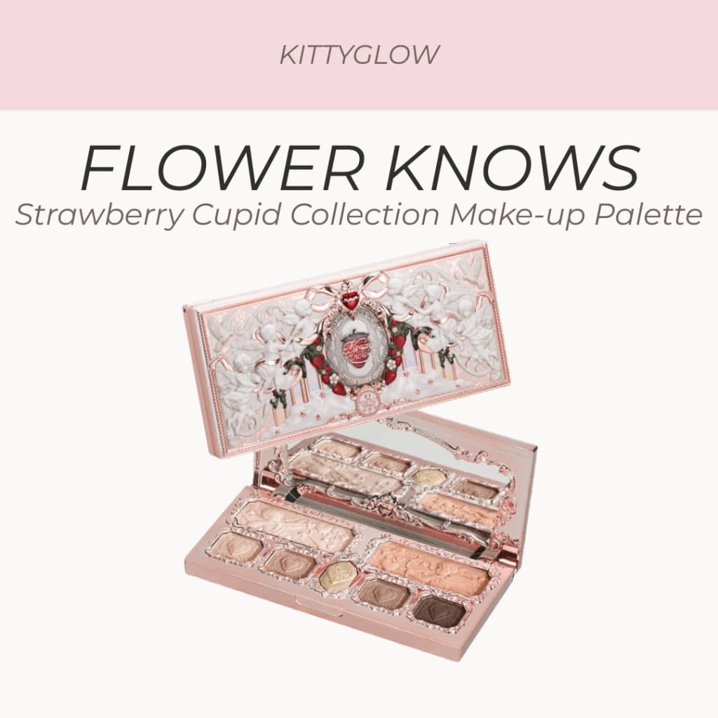 Paleta De Maquiagem FLOWER KNOWS Strawberry Cupid Collection