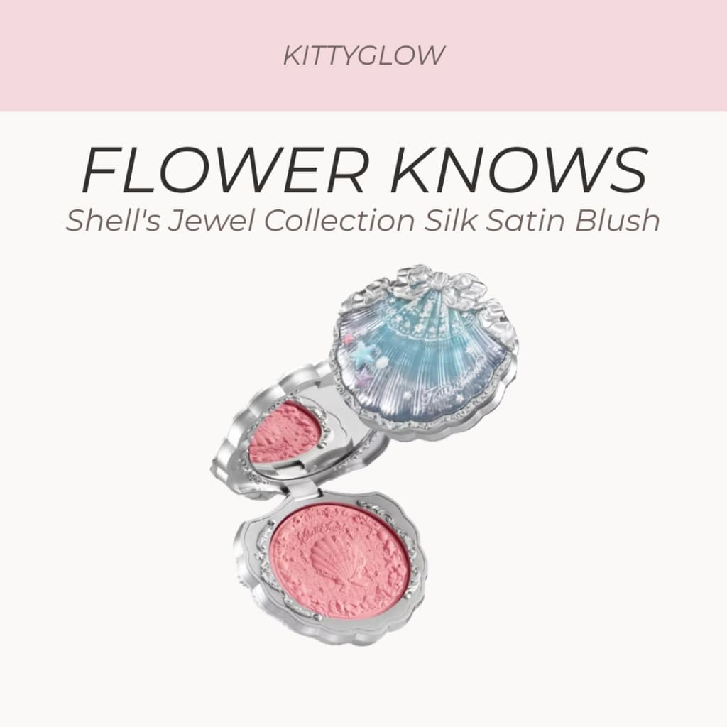 FLOWER KNOWS Shell's Jewel Collection Blush De Cetim De Seda