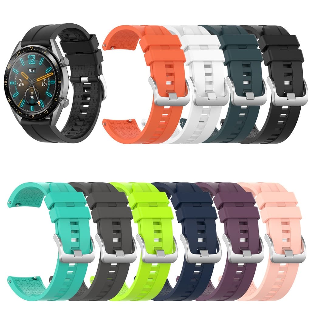 Pulseira De silicone De 22 Mm À Prova D'água universal Para Relógio