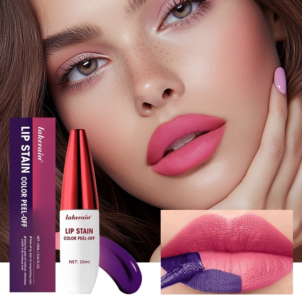Viagem Portátil Descascar Mancha Labial Mini 10ml Fosco Matiz De Longa Duração Maquiagem De Produto Essencial