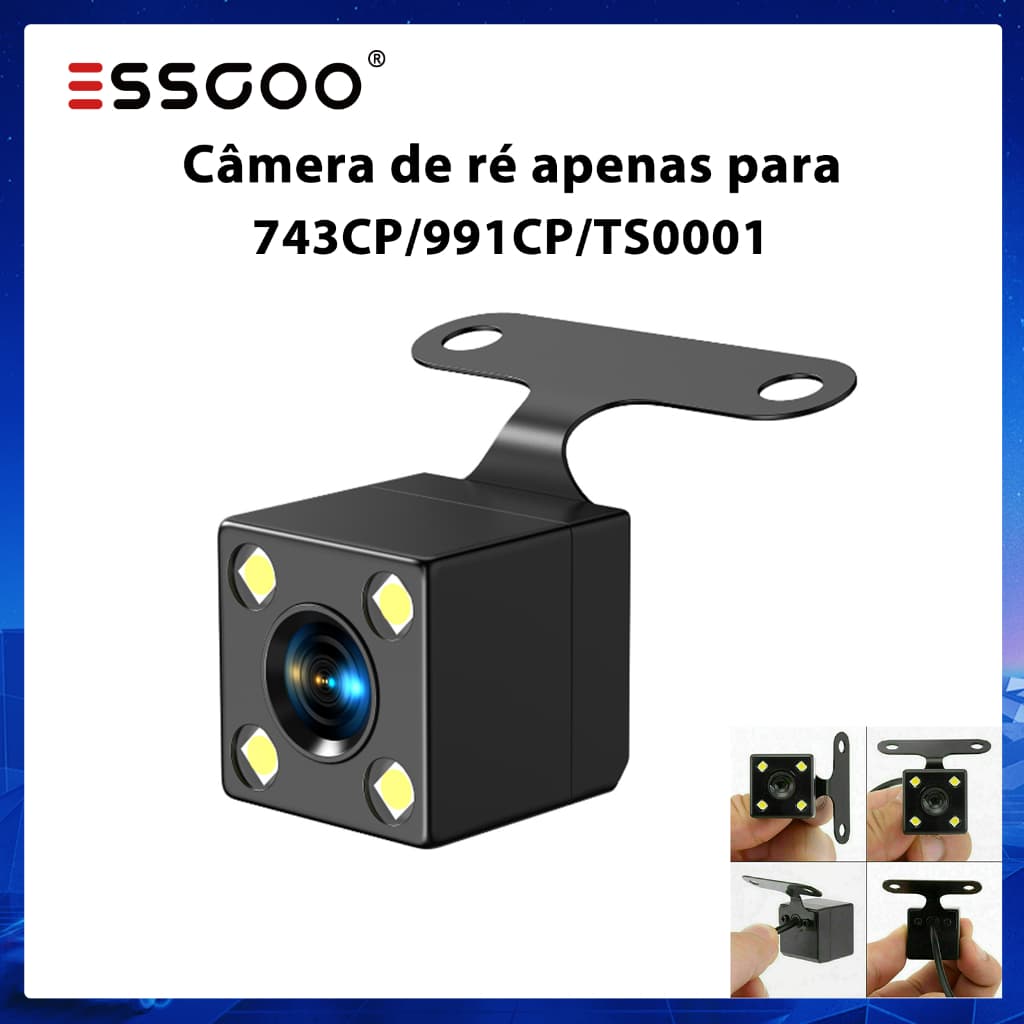 ESSGOO Câmera De Ré Apenas Para 743CP/991CP/TS0001