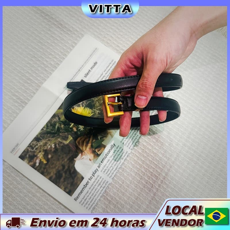Cinto VITTA Acessórios de moda femininos estilo fino combinado