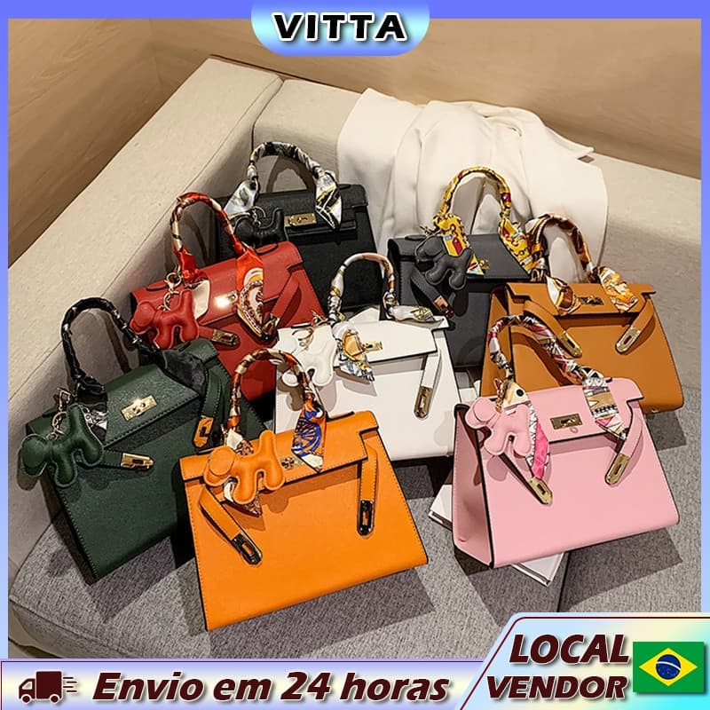 VITTA Novo Estilo Bolsa Feminina Moda Grande Capacidade Bolsa Mensageiro de Ombro Portátil