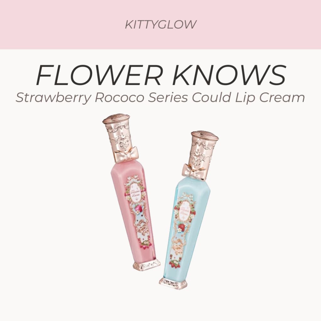 FLOWER KNOWS Morango Rococo Series Poderia Creme Labial