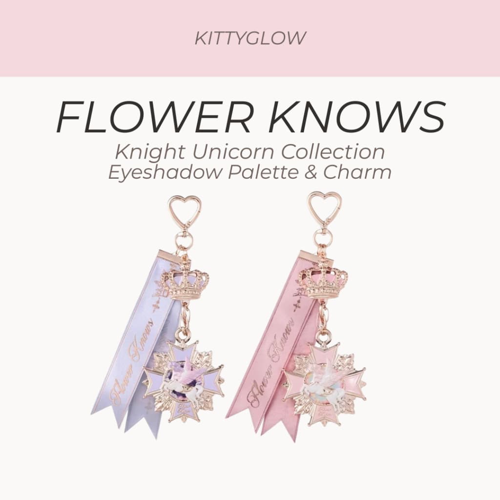 FLOWER KNOWS Paleta De Sombras E Pingente Da Coleção Knight Unicorn