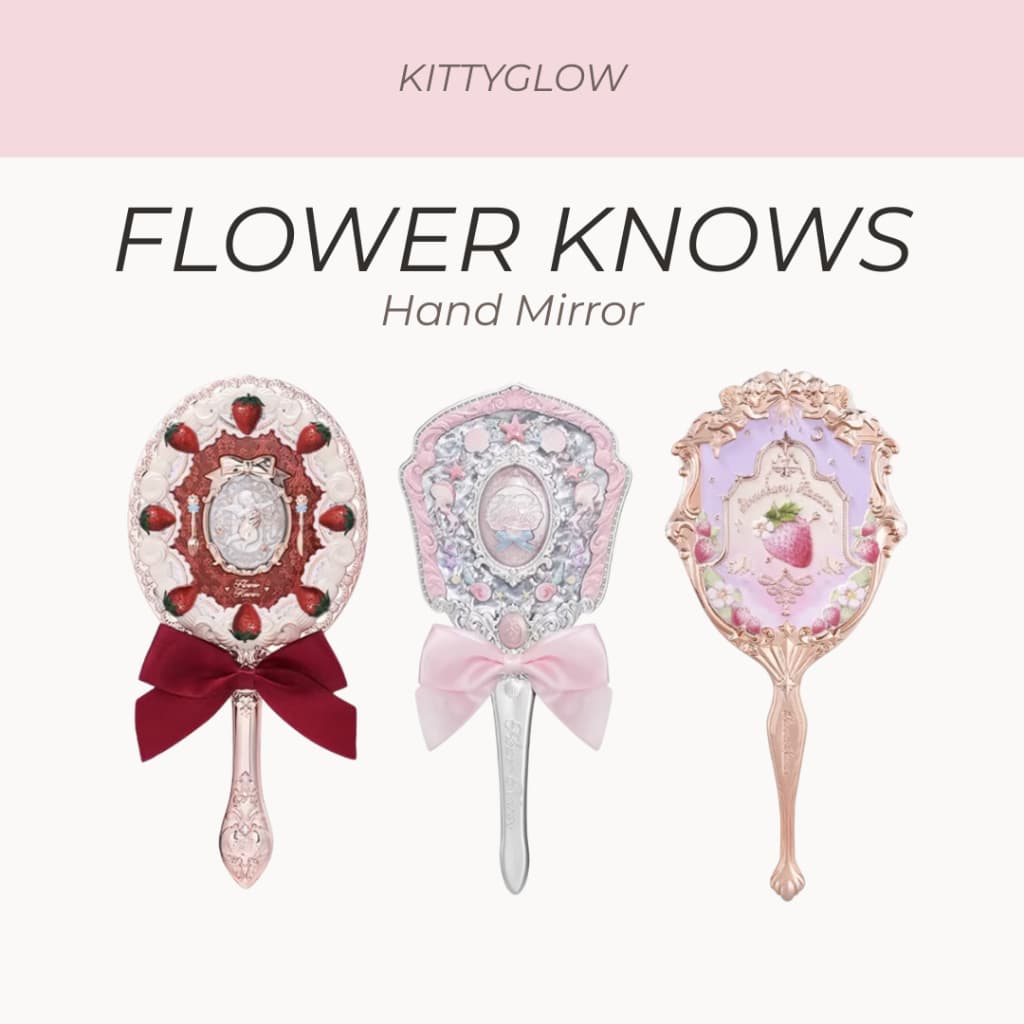 Espelho De Mão FLOWER KNOWS ✨ Vintage • Portátil Design Elegante