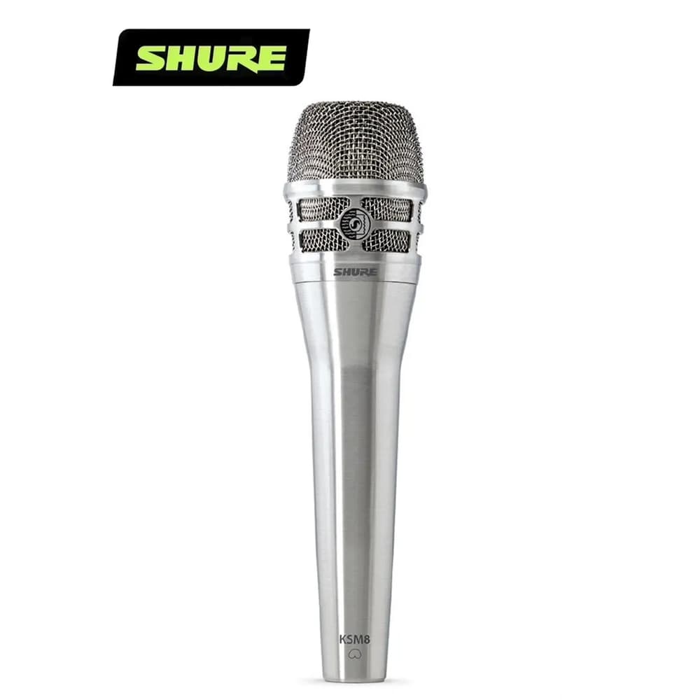 Microfone Dinâmico Cardióide Vocal Shure KSM8 Dualdyne