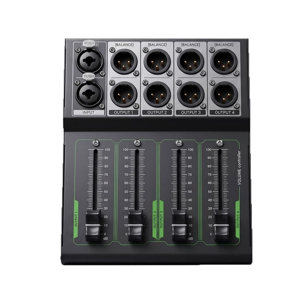 Controlador De Fader De Volume Passivo Balanceado XLR Zero Noise Studio Transmissão Ao Vivo