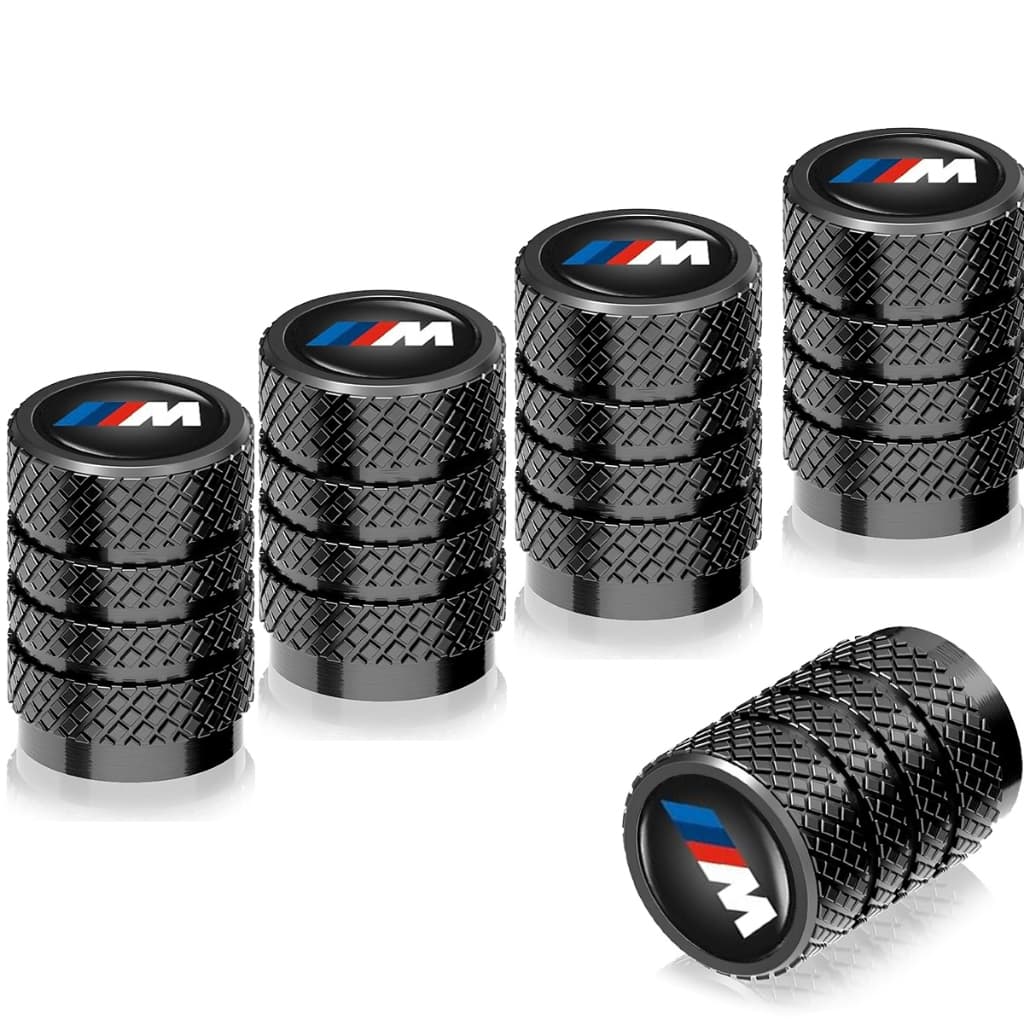 5 Peças De Tampas De Válvula De Carro Compatíveis Com BMW Sports , Alumínio Vedações Para Pressão Consistente Dos Pneus