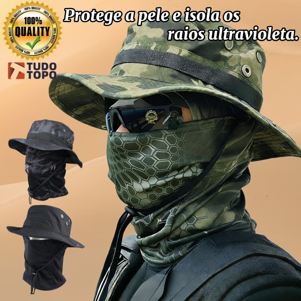 Tecido elástico à prova de ventoBoonie Chapéu Balaclava Terno Dobrável Macio Proteção Solar Boné De Pesca Respirável Pes