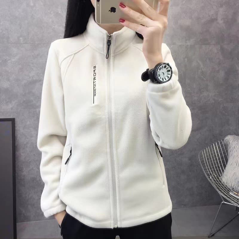 Casaco Feminino de Lã Polar Acolchoado Quente, Esportes ao Ar Livre Inverno 2026