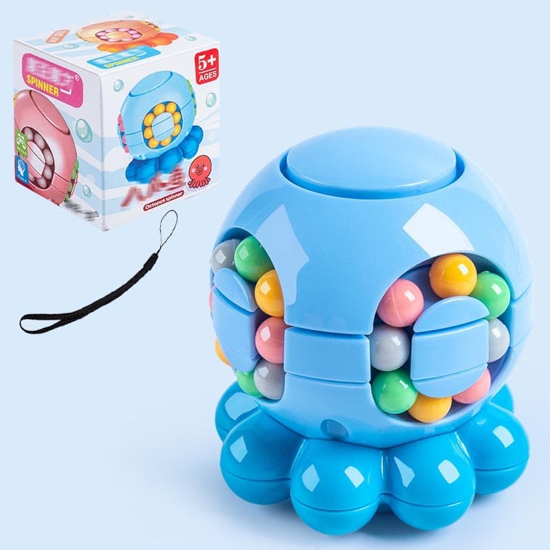 Polvo descompressão feijão mágico variedade cubo de rubik brinquedos educativos infantis