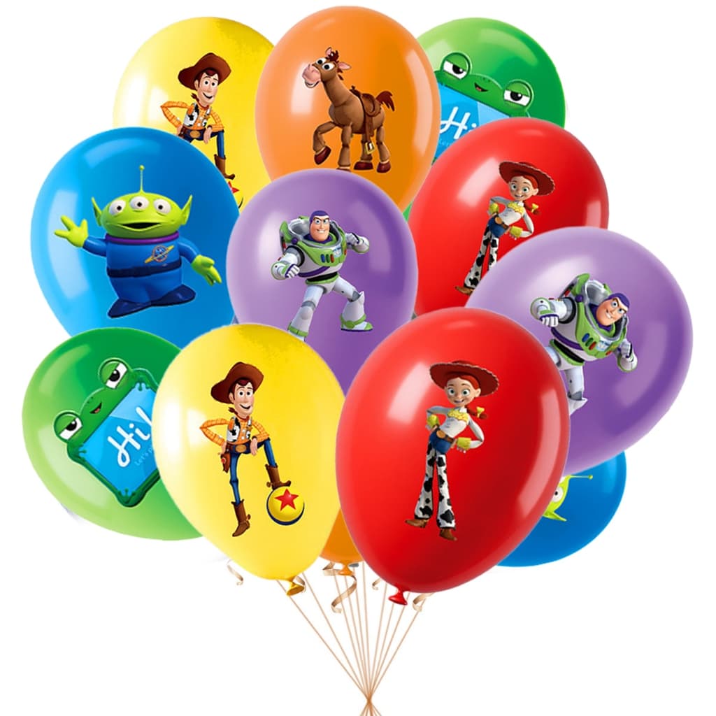 12pcs Toy Story Latex Balloon Kids Decoração Da Festa De Aniversário
