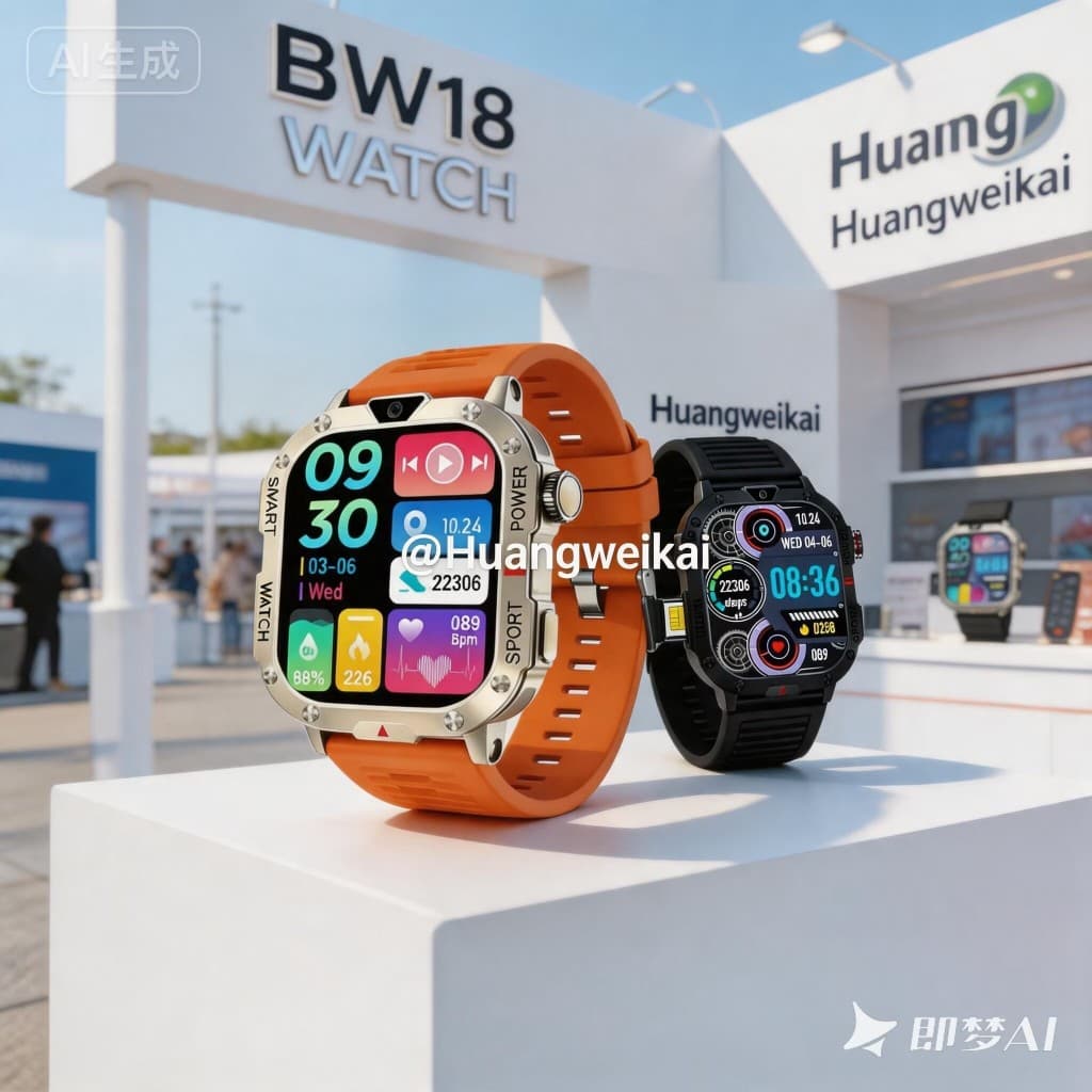 Venda Quente BW18 4G Cartão SIM Chamada Relógio Inteligente Câmera Led Lanterna Ao Ar Livre Rastreador De Fitness À Prov