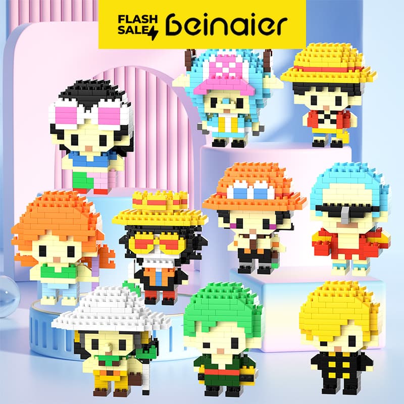Brinquedos educativos de montagem para crianças One Piecebrinquedo compatível com os bonecos de Lego