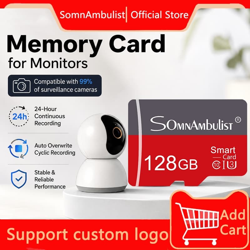 Cartão de memória Micro SD 32GB-128GB classe 10 cartão de memória Flash de alta velocidade logotipo personalizado