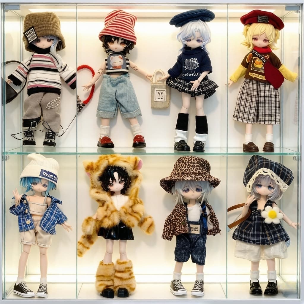 1/8 1/12  ob11 roupas de bebê 11-17cm Penny Bang Ni coelho Ami corpo bjd roupas de boneca