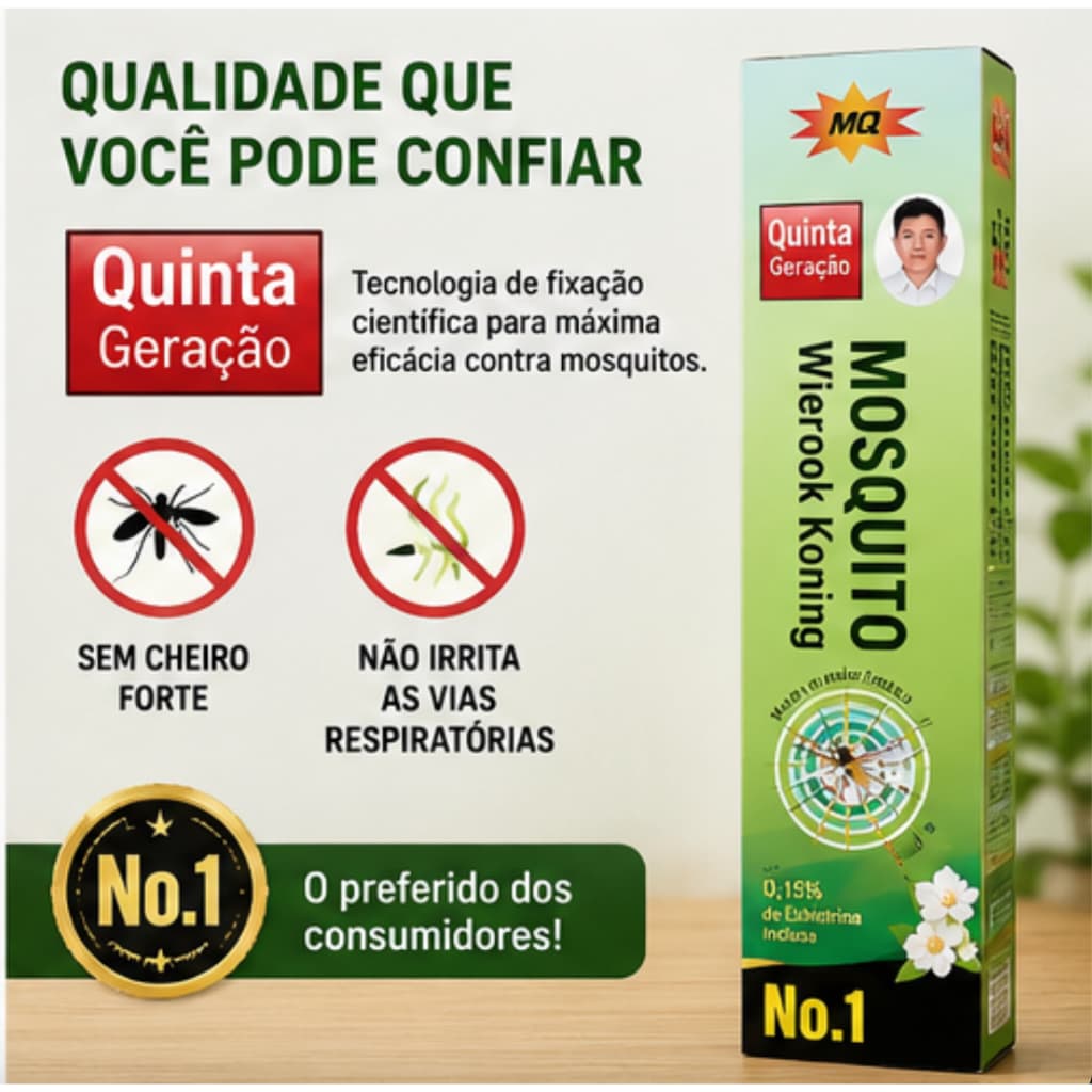 Repelente Natural Em Incenso Aromático-Proteção Contra Insetos