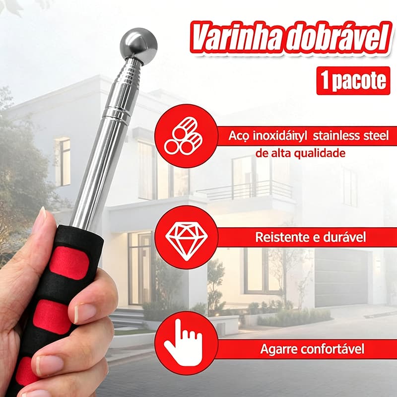 Martelo Oco Telescópico Ajustável Para Testes De Inspeção-160 CM