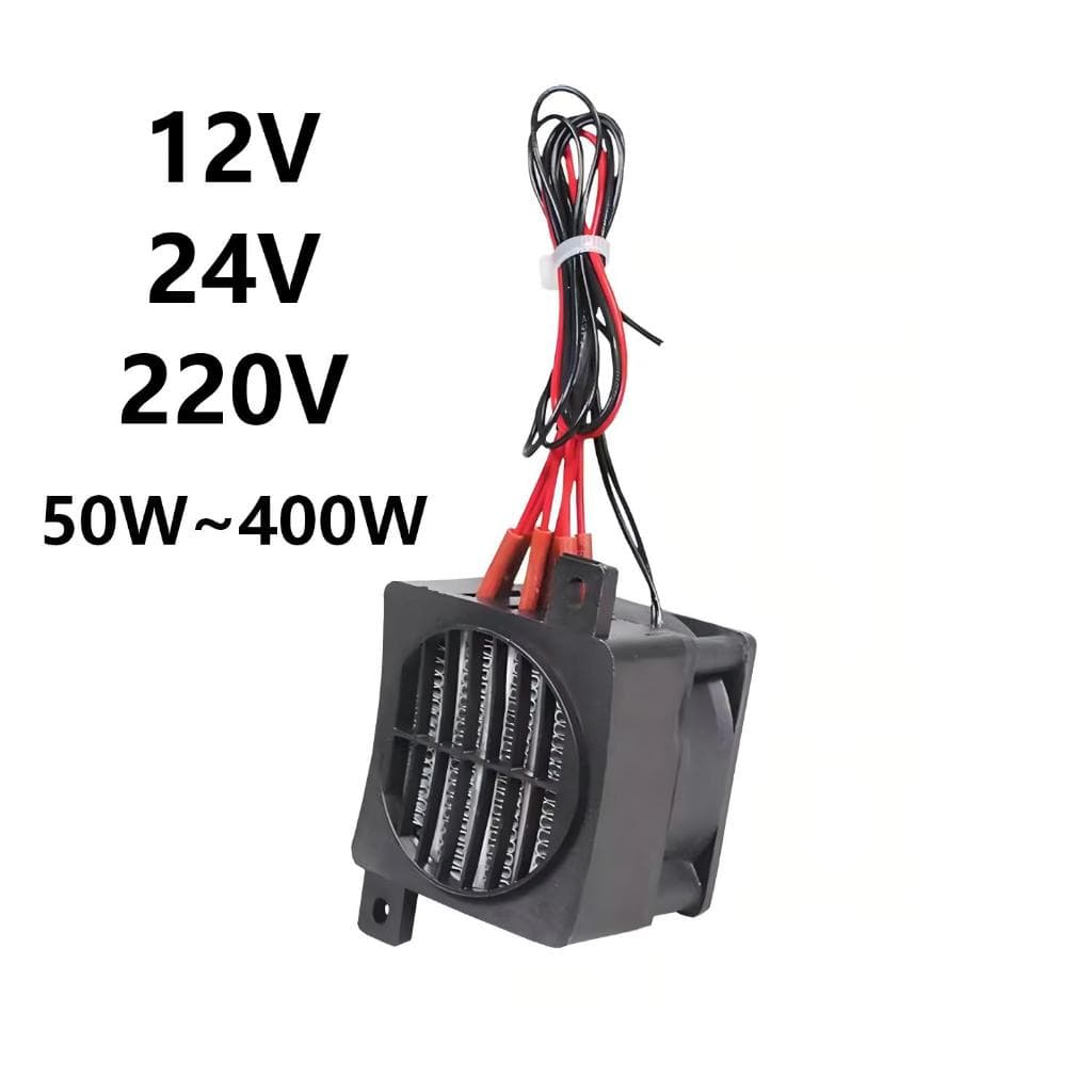 Aquecedor Cerâmico 12v/24v/220v 70w-400w Do PTC Com Ventilador , Incubadora De Temperatura Constante