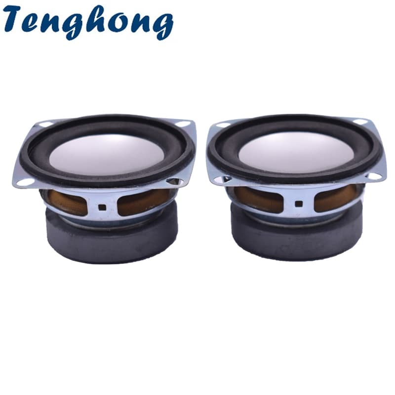 Tenghong 2 Pçs 2 Polegada Alto-Falantes Do Computador 52MM 4 Ohm 3W Gama Completa Unidade De Falante Áudio Portátil Agud