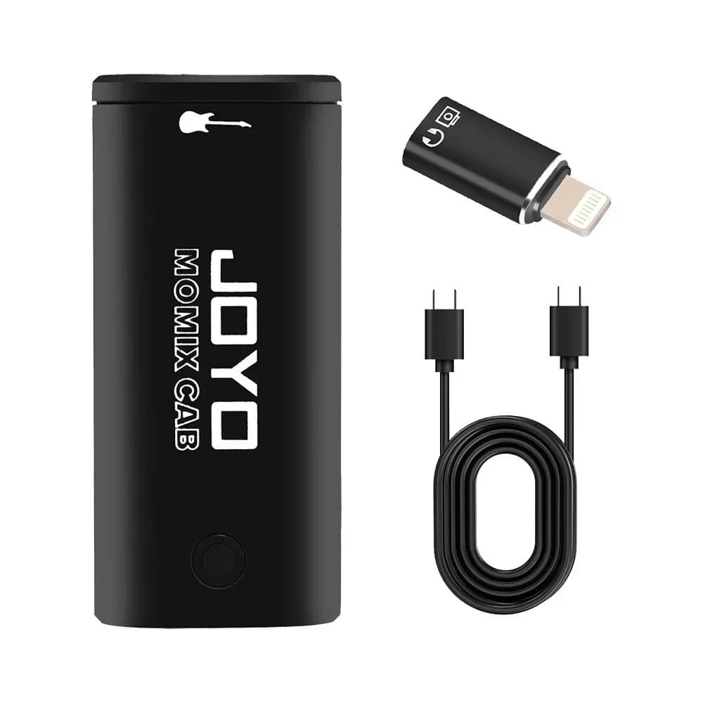 JOYO MOMIX CAB Interface De Áudio USB Placa De Som Para Celular PC Guitarra E Gravação