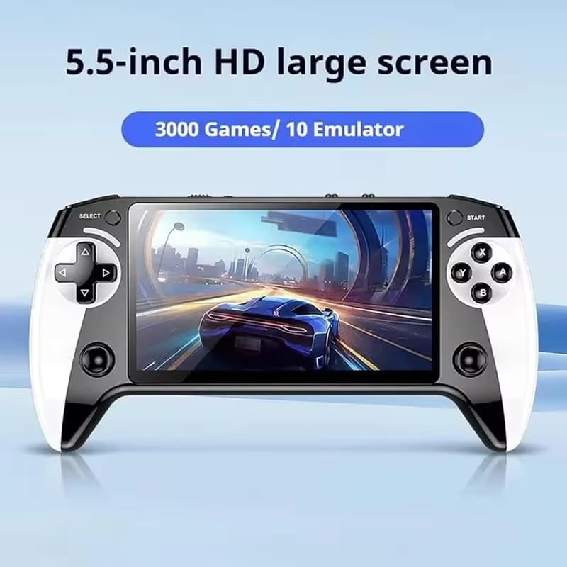 X9 Retro Console De Jogos Portátil 5.5-Polegada HD IPS Tela 20000 + Tipo-C Carregamento 1500mAh Jogador De Videogame Par