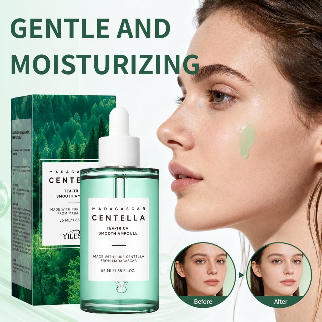 Sérum Fortalecedor Barreira Cutânea Centella 55ml | Melaleuca Hidrata Inverno Atenua Vermelhidão Ilumina Suave