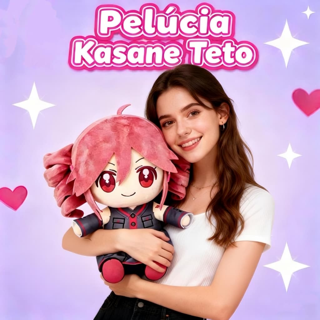 20cm Kasane Teto Miku Vocaloid Utau Boneca de Pelúcia Anime Presente Colecionador