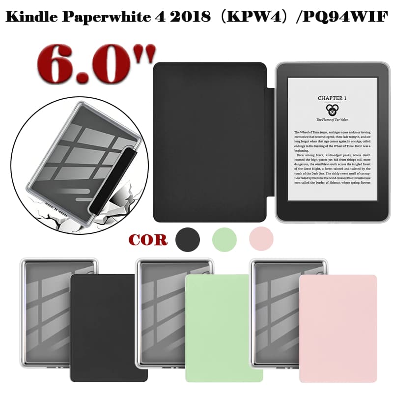 Para Kindle 11ª Geração 2024 2022 C2V2L3 e RS23CV 6" Básico Ebook Capa Acrílica De Alta Qualidade Inteligente Sono Flip