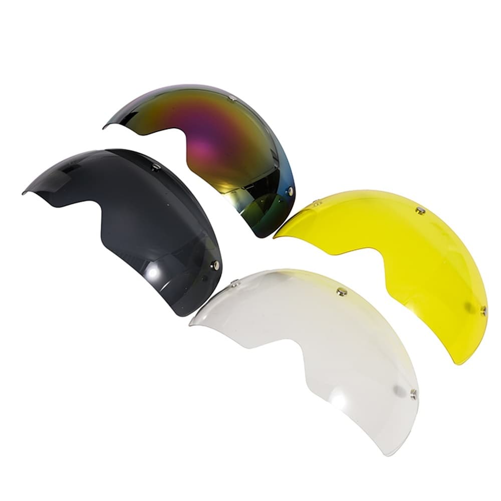 YUMAJ Lente De Capacete De Ciclismo Para Bicicleta De Estrada , Pára-Brisa Com Furo Não Magnético E Guarda-Sol YM-05 , C