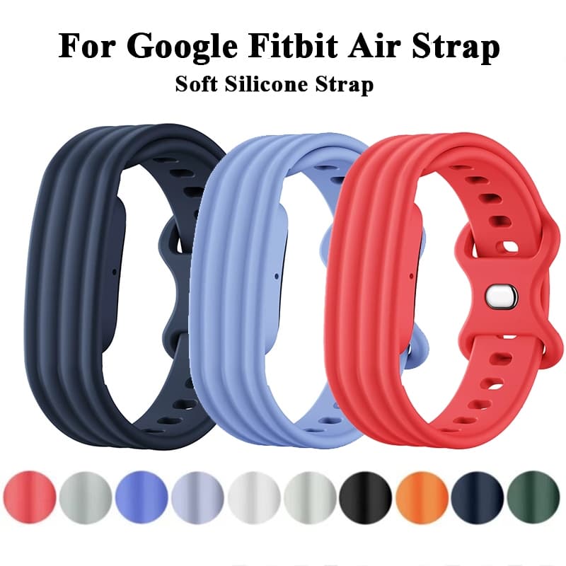 Para Google fitbit air Pulseira De Silicone Macio Smartwatch Relógio Inteligente