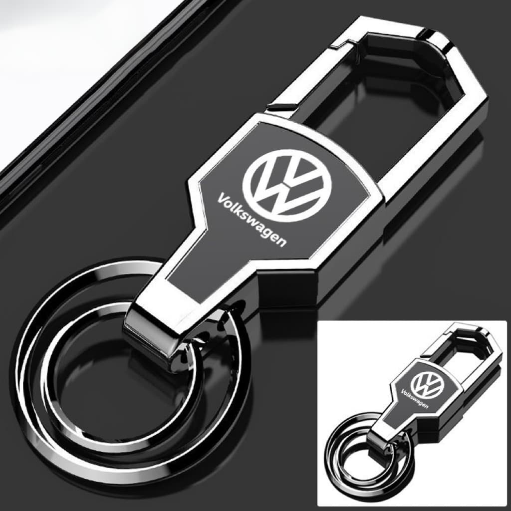 Volkswagen Carro Chaveiro Liga De Metal Logotipo Impresso A Laser Para VW Polo T-Cross Gol Saveiro Nivus Virtus Taos