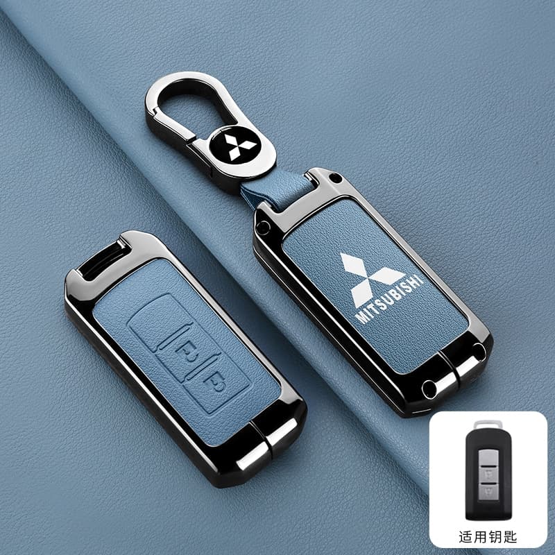 Liga De Zinco Escudo Chave Do Carro Modificado Flip Dobrável Caso Para Mitsubishi ASX LANCER Pajero Esporte Outlander Ec