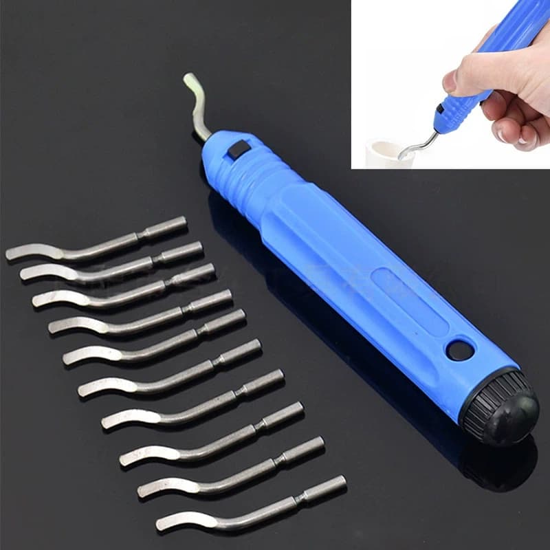 Escareador Rebarbador Tipo Caneta Com 10 Lâminas Extras