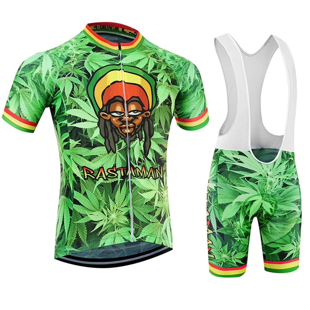 Rastaman Masculino Kit Camisa De Ciclismo Babador RD Pista MTB Corrida Alfaiate Aero Roupas Italianas Secagem Rápida
