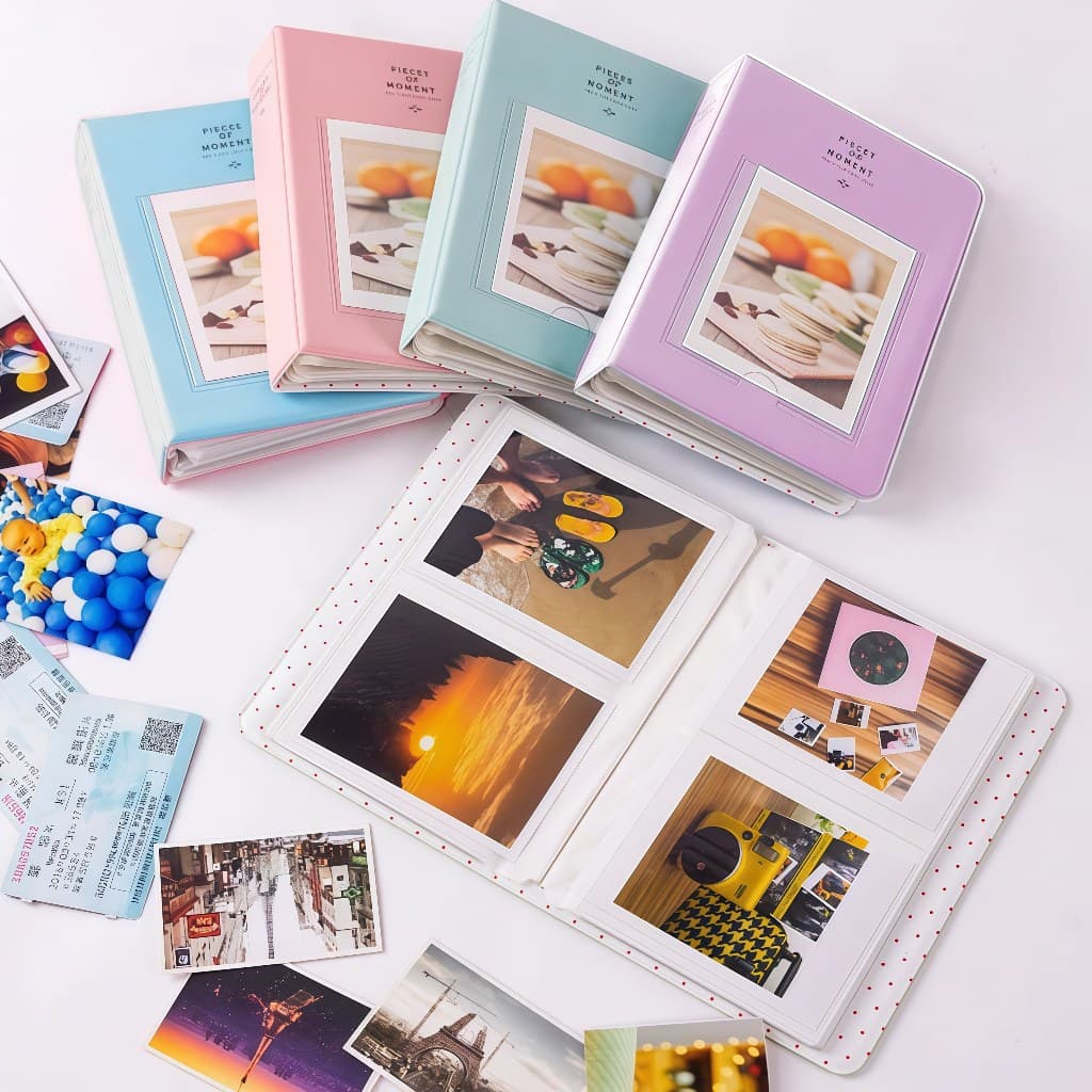 Álbum de Fotos para Câmera Pollaroid Instax Mini Capa Dura