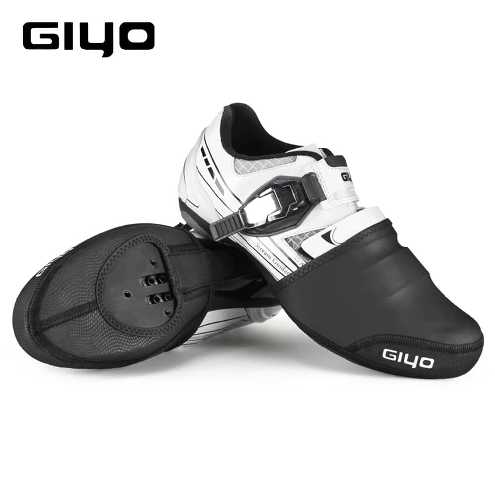 Capas De Sapato Quentes De Inverno Reflexivas De Meio Dedo Do Pé Para Ciclismo Adequadas Esportivas De