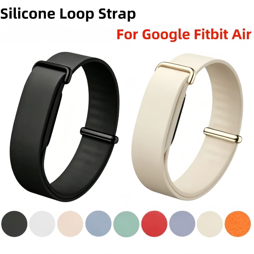 Para google fitbit Ar Silicone Loop Cinta Esporte Pulseira De Substituição Acessórios Smartwatch Cintas